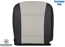 07-10 Explorer Sport Trac -Passenger Side Bottom Leather Seat Cover Black & Gray