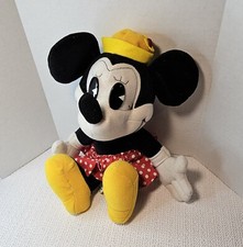 Vintage Minnie Mouse Plush Walt Disney 15" Stuffed Animal