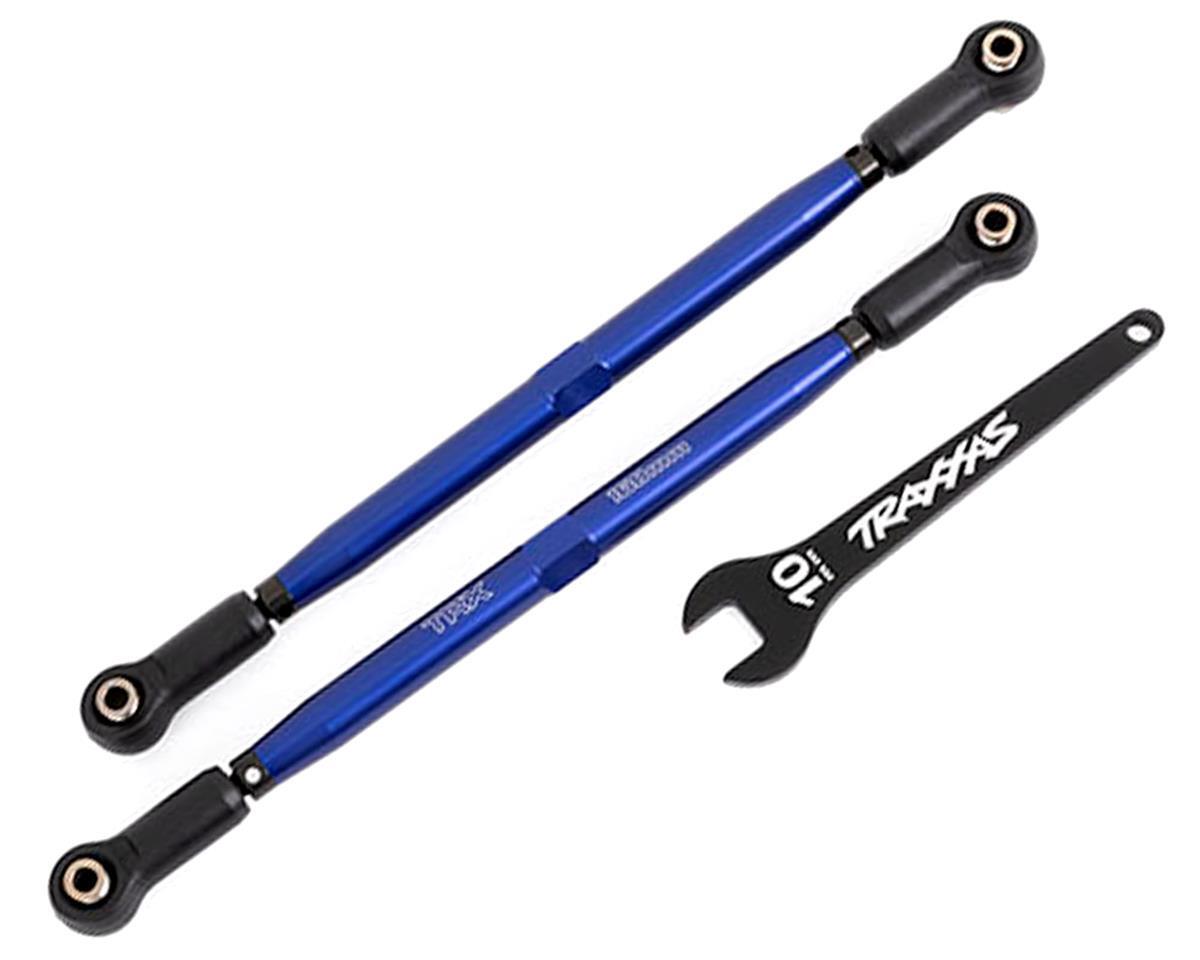 Traxxas X-Maxx WideMaxx Aluminum Front Toe Links (Blue) (2) 7897X