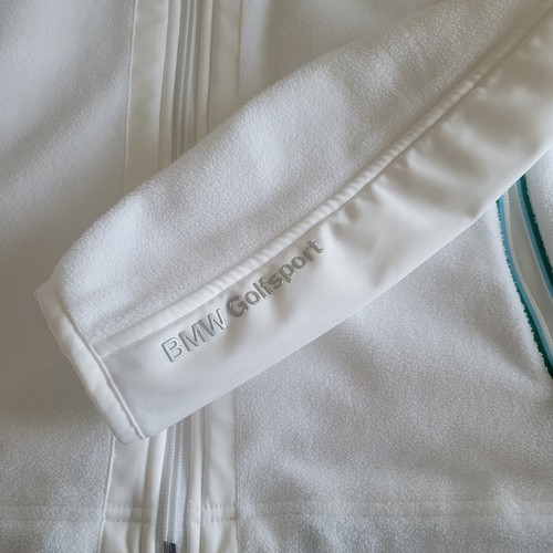 Chaqueta de Golf Damas BMW Golfsport Genuino Estilo de Vida Cremallera Completa Blanca Talla Pequeña - Imagen 5 de 8