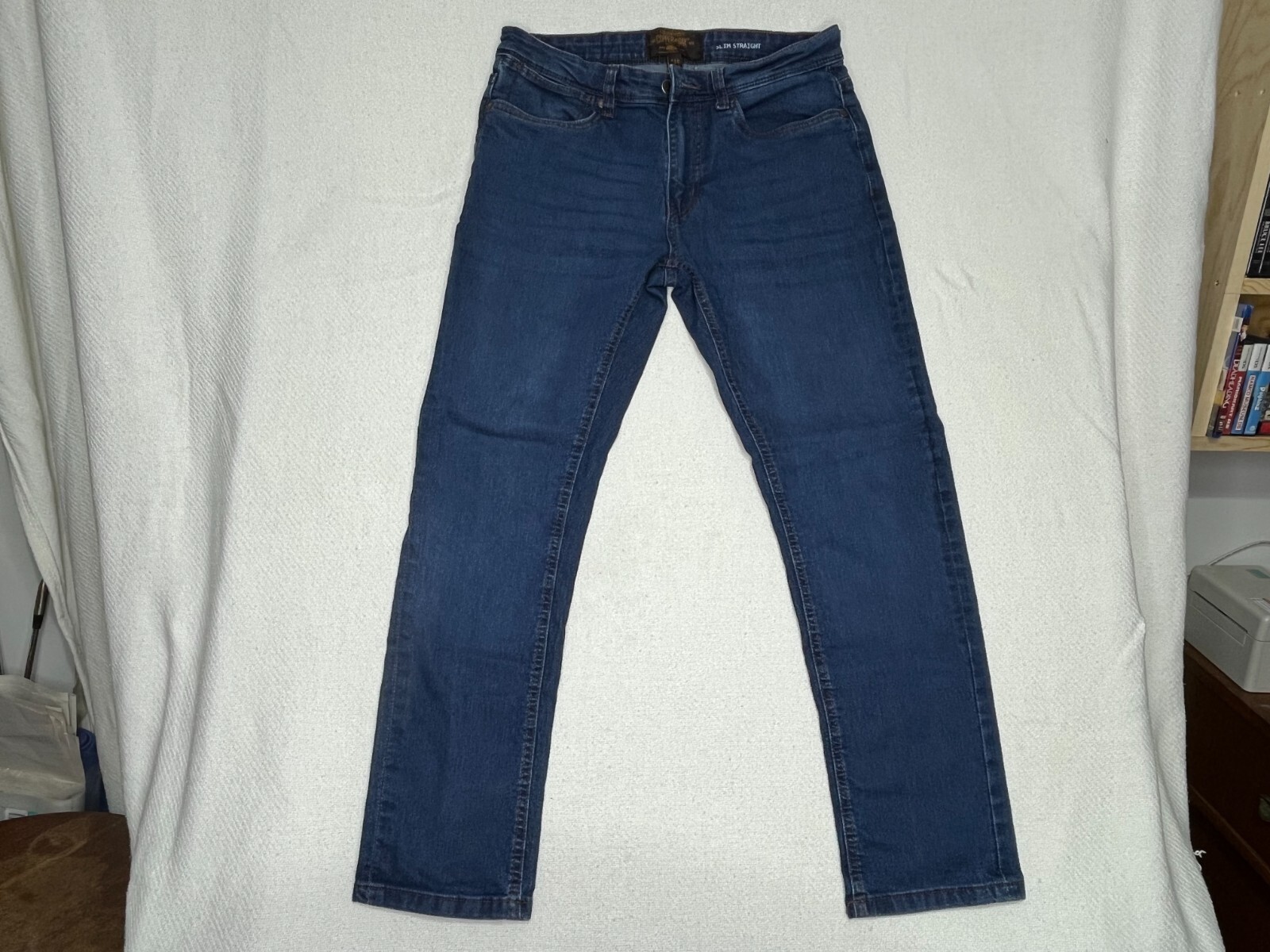 Authentic Copper & Oak Slim Straight Blue Jeans Denim… Gem