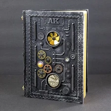 Sage's Gnomish Notebook Silver | Handmade Notebook TTRPG, Sketchbook, Diary