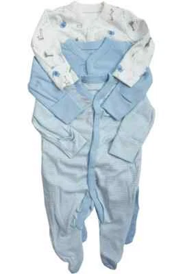 Mothercare Kinder Kleinkind Baby Jungen 3er-Pack Schlafanzüge Babygrow Roomper Nachtwäsche