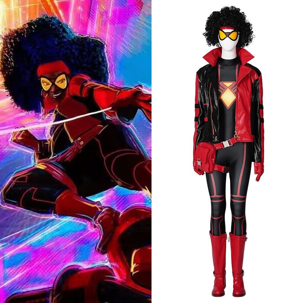 Spider-Man: Across The Spider-Verse Spider-Woman Costume Cosplay Suit Handmade