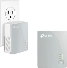 TP-Link AV600 Powerline Starter Kit - White (TL-PA4010 KIT)