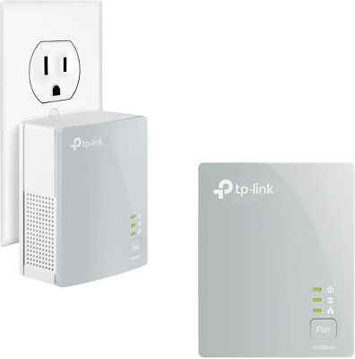 TP-Link AV600 Powerline Starter Kit - White (TL-PA4010 KIT)