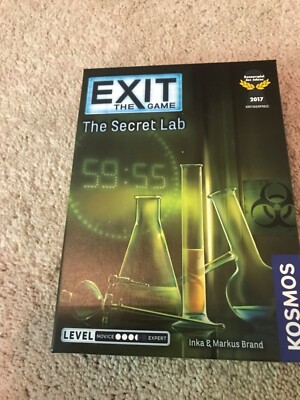 EXIT: The Secret Lab, At-Home Escape Room, EXIT: The Game from Kosmos
