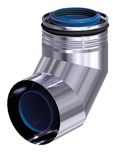Skoberne Condensblue Va Aussenwand Bogen 87° DN80/125-image