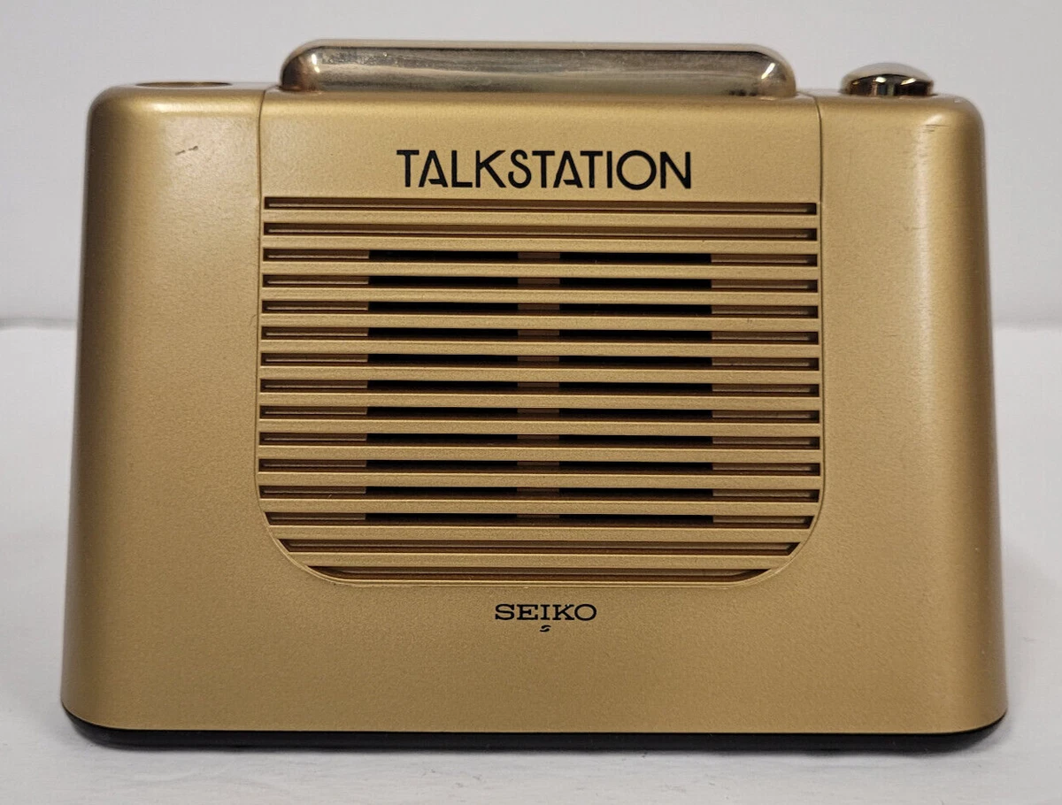 Seiko talking alarm clock sales
