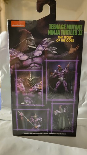 NECA Super Shredder Teenage Mutant Ninja Turtles II Ooze TMNT Action Figure New - Picture 4 of 4