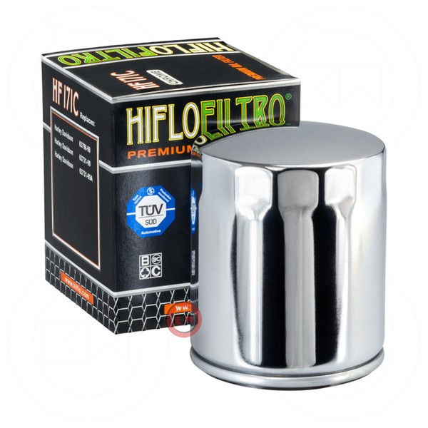 Hiflo ÖLfilter Verchromt Harley Davidson CVO Ultra Klassisch Electra Glide 2011-image