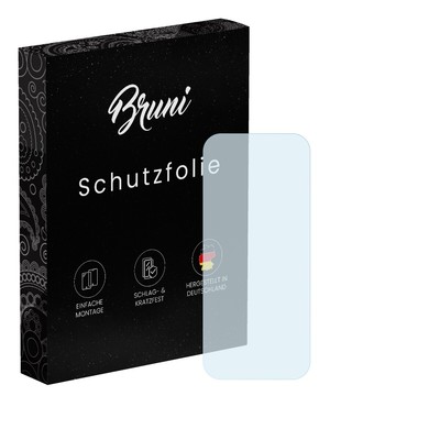 Bruni 2x Folie für Beurer AS 99 Schutzfolie Displayschutzfolie