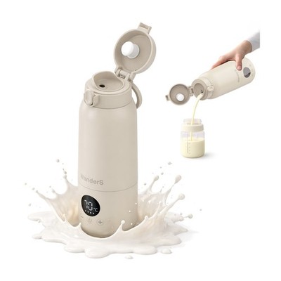 Tragbarer Flaschenwärmer   500ML Milchwärmer -Temperaturkontrolle & Sterilisator