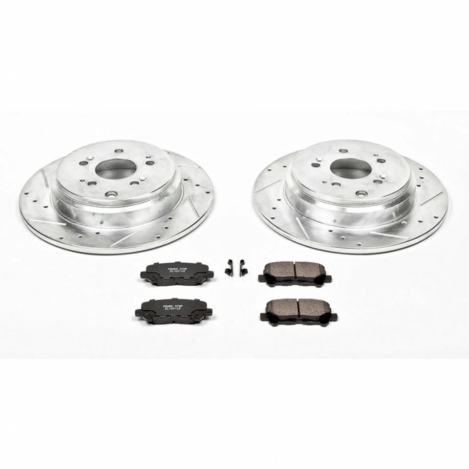 Kit de frenos Power Stop para Honda Pilot 2009 2010 2011 trasero Z23 Evolution Sport Foto 2 de 4