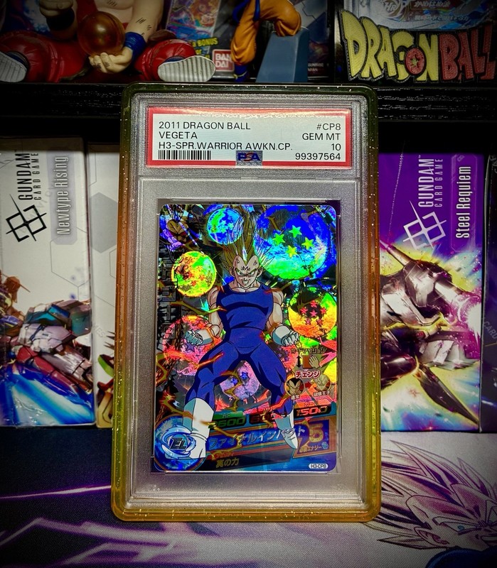 Dragon Ball Heroes H3-CP8 Majin Vegeta PSA 10 POP 6 Tough Grade
