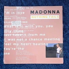 MADONNA SEALED NOTHING FAILS 2 x 12'' VINYL MAXI LP US 2003