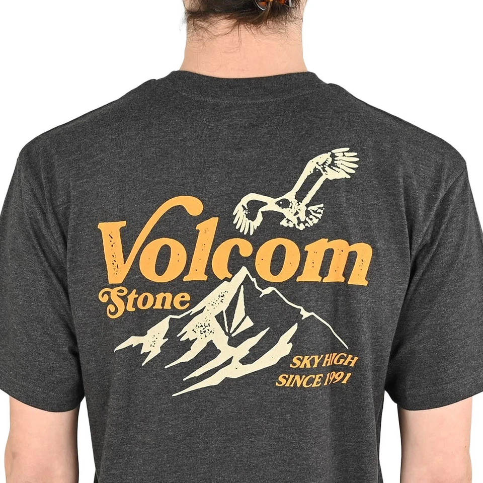 Volcom Back Country T-Shirt S/S - Nero Heather - Immagine 2 di 4