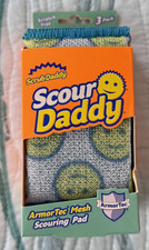 Scrub Daddy Scour Daddy Scouring Pad 3 Pack Orange Yellow Blue NEW