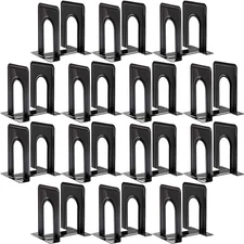 28-PCS Metal Bookends for Shelves Heavy Duty Book Supports for Office