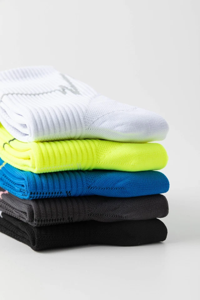 5Pairs Running Compression Socks for Men Crew Socks Sport socks Gray - Image 4 of 4