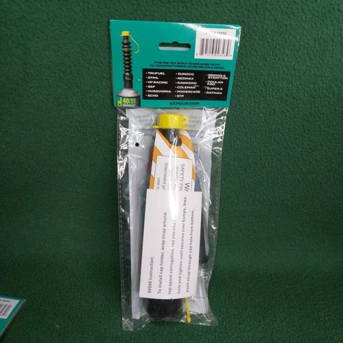 EZ-Pour Plastic Flexible Fuel Spout 7 inch pre mix spout for fuel additives - Bild 2 von 7