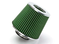2.75" inch Inlet Air Intake Cone Dry Universal Green Filter Car/SUV