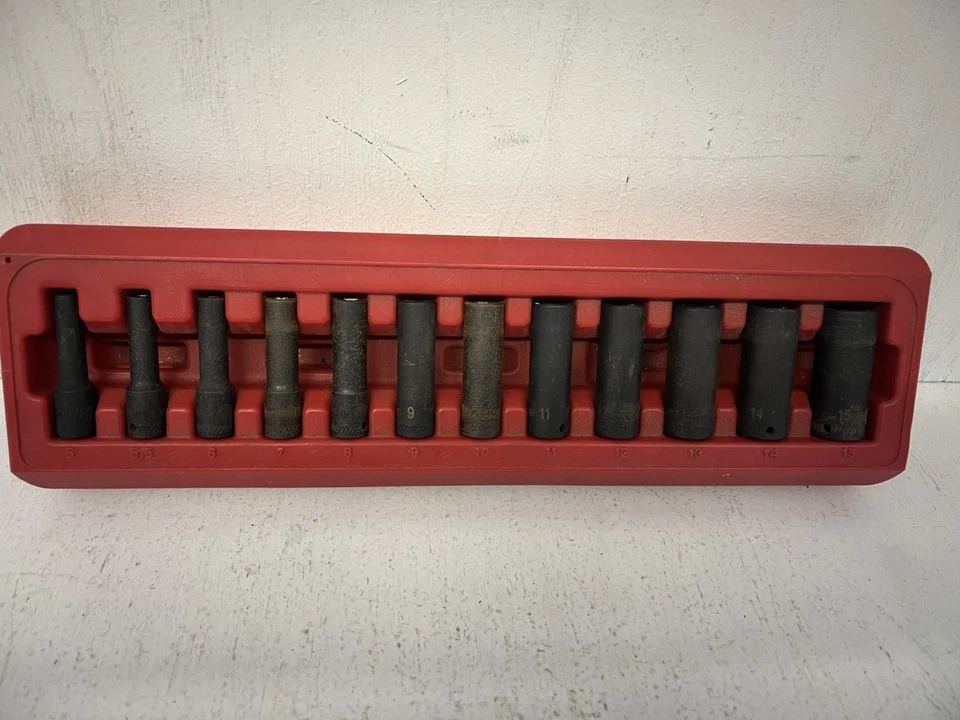 Mac Tools SMMDMP126PT 12PC 1/4" Drive Metric Magnetic Impact Socket - Image 3 of 3