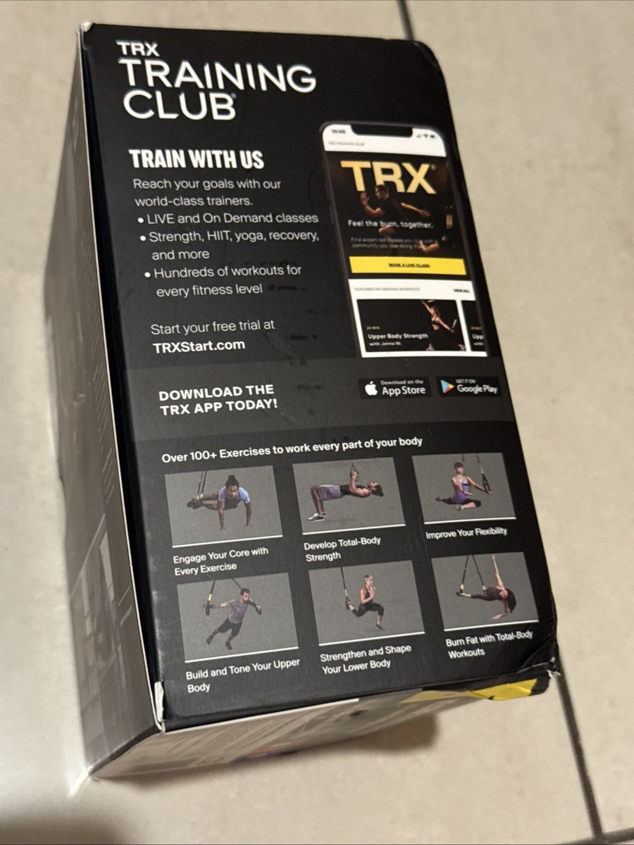 TRX PRO Suspension Training Kit 100+ Workout Total Body System SEALED See  Pics 847585006269| eBay