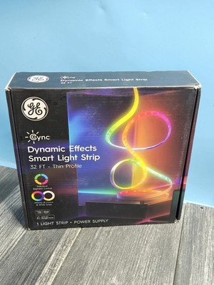 GE Cync Dynamic Effects Smart LED 32FT Light Strip with Music Sync