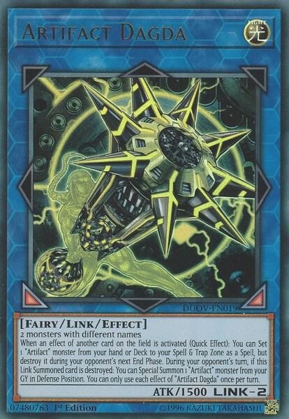 Artifact Dagda Ultra Rare Duel Overload DUOV-EN019 NM