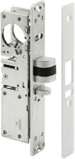 Storefront Door Mortise Deadlatch Adams Rite Style Lock in Aluminum (1-1/8" Bac