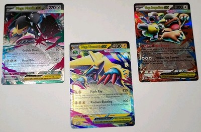 PHANTASMAL FLAMES LOT OF 3 DOUBLE RARE EXs Mega Kangaskhan, Mawile & Manectric