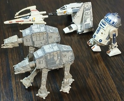 STAR WARS PHANTOM Starship / Titanium Series 2005 Walker Character LOT x6