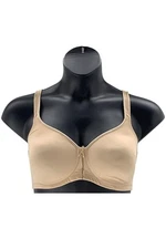 Vanity Fair Body Caress Full Coverage Wire-Free Bra Neutral