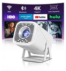 Mini Projector with WiFi and Bluetooth, 4k Support Full Hd 1080P Portable Out...