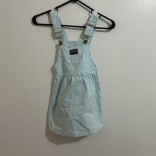 OshKosh b'Gosh vintage light blue striped skirtall Girls Size 5
