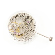 36.6mm 17 Jewels Hollow Mechanical Watch Movement Small Second 6 For ETA 6498