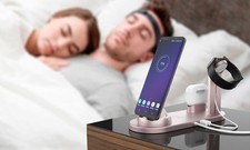 Wireless Charger Dock 4-in-1 Charging Stand for iPhone, Apple Watch AirPods