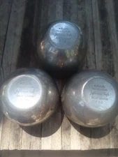3 Authentic Reproduction Jefferson ~ Stieff Pewter - P50 cups