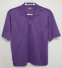 Kirkland Short Sleeve Polo Shirt Men's Large Purple