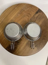 Vintage Open Country Dipping Cup USA Stainless Steel Camping Hiking Sierra