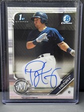 Payton Henry - 2019 1st Bowman Chrome Prospect Auto Milwaukee Brewers Autograph
