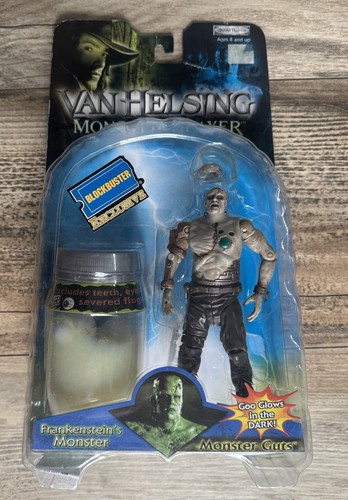 RARE! HTF! 2004 Jakks VAN HELSING Frankenstein’s Monster & MONSTER GUTS- SEALED!