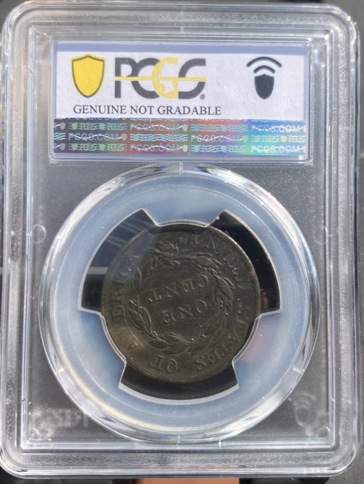 1818 MATRON HEAD LARGE CENT PCGS VF DETAIL - Image 2 of 2