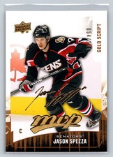 2009-10 Upper Deck MVP Gold Script Jason Spezza 054/100 Ottawa Senators #91