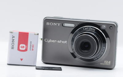 Sony Cyber-shot DSC-W300 13.6MP Digital Camera - Black for sale