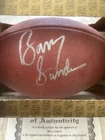 Barry Sanders Signed Wilson Football Autograph with COA