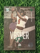 2021 Panini Luminance Rookie Green /75 TJ Vasher #162 Texas Tech / Cowboys