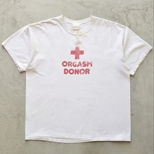 orgasm donor faded logo Unisex Tee