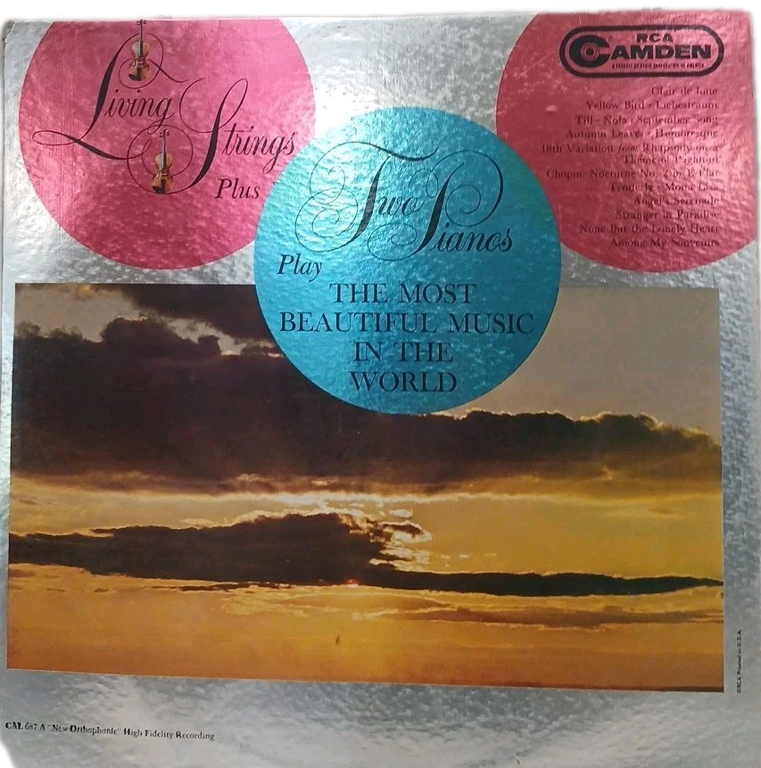 33 LP "Living Strings Plus Two Pianos Play Most Beautiful Music In The World" - Image 3 of 3